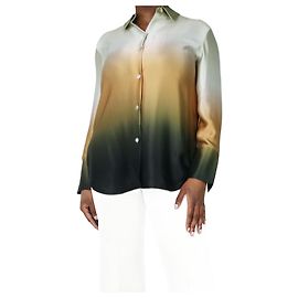 Vince Camisa degradada de seda multicolor - talla M Multicolor
