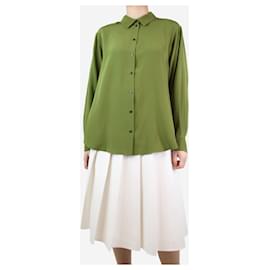Autre Marque-Green silk shirt - size S-Other