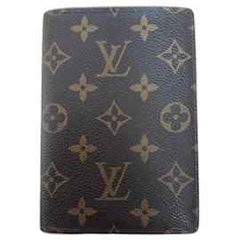 Louis Vuitton-Carteras accesorios pequeños-Castaño