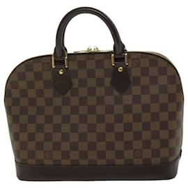 Louis Vuitton-LOUIS VUITTON Damier Ebene Alma Hand Bag N51131 LV Auth 67192A-Other
