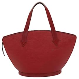 Louis Vuitton-LOUIS VUITTON Epi Saint Jacques Shoulder Bag Red M52277 LV Auth 66846-Red