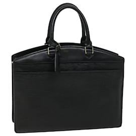 Louis Vuitton-Bolsa de mão LOUIS VUITTON Epi Riviera Noir preta M48182 Autenticação de LV 67244-Preto