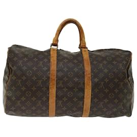 Louis Vuitton-Louis Vuitton Monogram Keepall 50 Borsa Boston M41426 LV Aut 56515-Monogramma