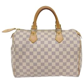 Louis Vuitton-Louis Vuitton Damier Azur Speedy 30 Hand Bag N41533 Auth LV 67040-Autre