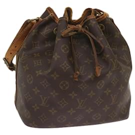 Louis Vuitton-LOUIS VUITTON Monogram Petit Noe Shoulder Bag M42226 LV Auth 67407-Monogram