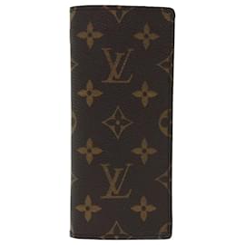 Louis Vuitton-LOUIS VUITTON Monogram Etui Lunette Étui à lunettes simple M62962 Auth LV 67252-Monogramme