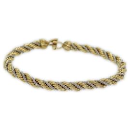 Christian Dior-Christian Dior Bracelet metal Gold Auth am5916-Golden