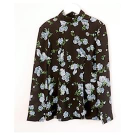 Autre Marque-Top estampado floral Emilia Wickstead-Negro