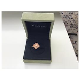 Van Cleef & Arpels-Vintage Alhambra diamond ring-Pink