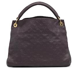 Louis Vuitton-Purple Louis Vuitton Monogram Empreinte Artsy MM Hobo Bag-Purple