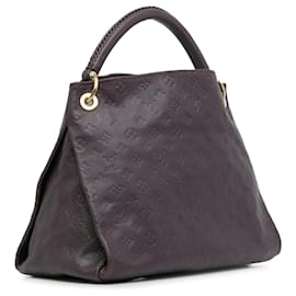Louis Vuitton-Purple Louis Vuitton Monogram Empreinte Artsy MM Hobo Bag-Purple