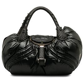 Borsa nera Puffer Spy Fendi x Moncler Nero