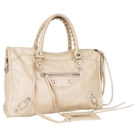 Balenciaga-Balenciaga Small The City Bag-Beige