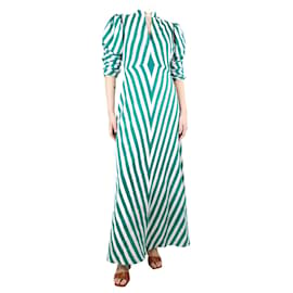 Autre Marque-Green striped maxi dress - size S-Green