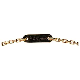 Autre Marque-Van Cleef und Arpels Gold 18K Gelbgold-Halskette mit Frivole-Anhänger und Diamanten -Golden