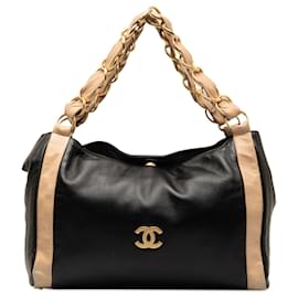Chanel-Bolso de hombro Chanel negro Olsen-Negro