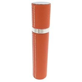 Hermès-SPRAY HERMES NOMADE EN SPRAY PARA CUERO NARANJA EPSOM + BOLSA-Naranja