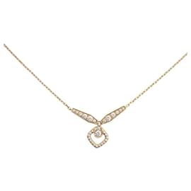 Chaumet-NOVO COLAR FLORAL CHAUMET JOSEPHINE ECLAT 082671 Em ouro rosa 18k diamantes-Dourado