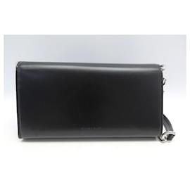 Givenchy-NEUF SAC A MAIN GIVENCHY 4G WALLET ON CHAIN BB60J7B15S001 CUIR HAND BAG-Noir