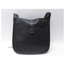 Hermès-BORSA A MANO HERMES EVELYNE III 29 BORSA A MANO IN PELLE EPSOM-Nero