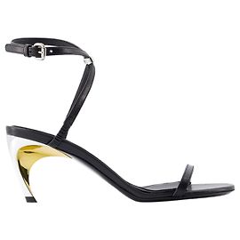 Sandali Armadillo - Alexander McQueen - pelle di vitello - Nero Nero