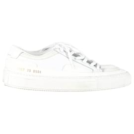 Autre Marque-Common Projects Achilles Super Sneakers in White Leather-White