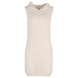Rick Owens-Rick Owens Knit Dress in Cream Wool-White,Cream