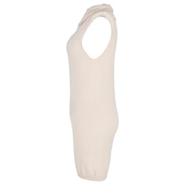 Rick Owens-Rick Owens Knit Dress in Cream Wool-White,Cream