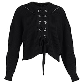 Isabel Marant-Isabel Marant Black Laley Sweater in Black Cotton-Black