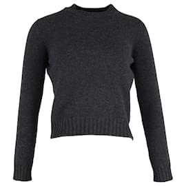 Max Mara-Max Mara Knit Sweater in Grey Cashmere-Grey