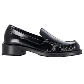 Stuart Weitzman-Stuart Weitzman Grayson  35mm Loafers aus schwarzem Leder-Schwarz