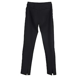 Balenciaga-Pantalones cónicos Balenciaga en lana negra-Negro