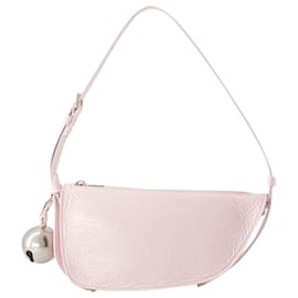Burberry-Shield Sling Mini Wallet On Chain - Burberry - Leather - Pink-Pink