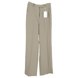 Autre Marque-Frankie Shop Trousers in Green Silk-Green