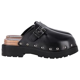 Dior-Dior Diorquake Clogs in Black Leather-Black