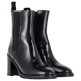Isabel Marant-Isabel Marant Deline Ankle Boots in Black Leather-Black