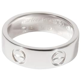 Cartier-Cartier LOVE Ring in Platinum-Silvery,Metallic