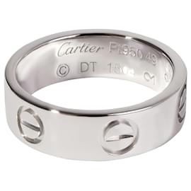 Cartier-Anillo LOVE de Cartier en platino-Plata,Metálico