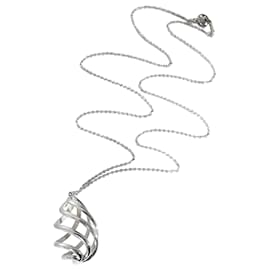 Tiffany & Co-TIFFANY & CO. Paloma Picasso Venezia Luce Halskette mit kleinem Anhänger aus Sterlingsilber-Silber,Metallisch