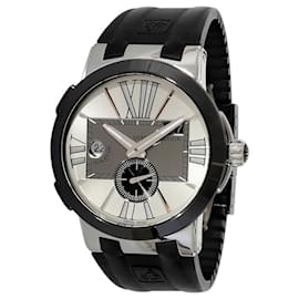 Autre Marque-Ulysse Nardin Executivo Dual Time 243-00-3/42 Relógio masculino em aço inoxidável/CE-Prata,Metálico