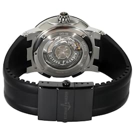 Autre Marque-Ulysse Nardin Executivo Dual Time 243-00-3/42 Relógio masculino em aço inoxidável/CE-Prata,Metálico