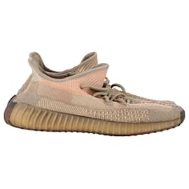 Yeezy-ADIDAS YEEZY BOOST 350 V2 Sand Taupe Sneakers in Beige Synthetic-Beige