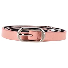 Balenciaga-Cinturón pitillo Balenciaga en cuero rosa-Rosa