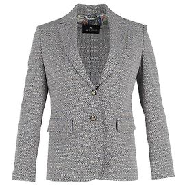 Etro Jacquard-Blazer aus mehrfarbigem Polyester Andere Python drucken