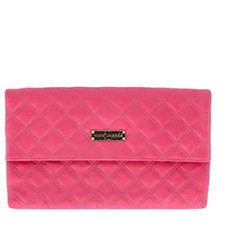 Marc Jacobs-Clutch acolchoada Marc Jacobs em couro rosa-Rosa