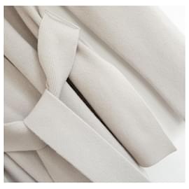 Loro Piana-Casaco de malha de bebê cashmere cinza Loro Piana Introciato.-Cinza