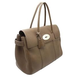 Mulberry-Brown Leather Bayswater Tote Bag-Brown