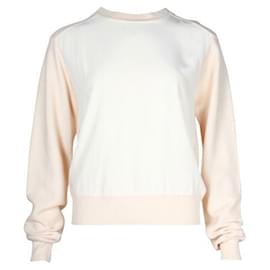 Chloé-Beige Panel Sweater-Beige