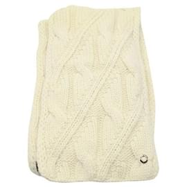 Loro Piana-Écharpe en tricot Jubilee en cachemire pour bébé-Écru