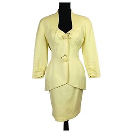 Traje amarillo de Thierry Mugler Amarillo